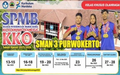SPMB KKO SMAN 3 PURWOKERTO TAHUN PELAJARAN 2025/2026